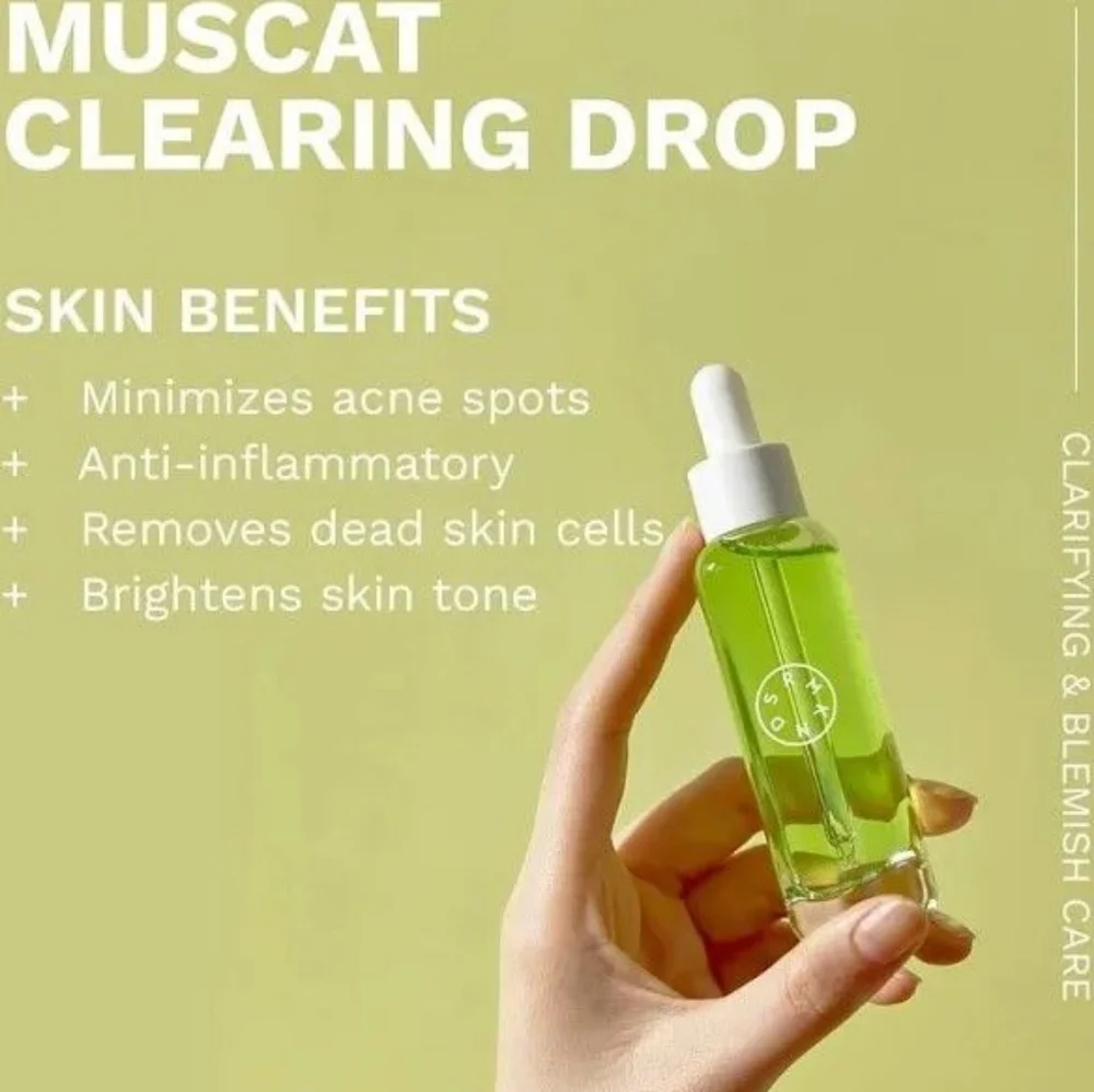 Serumkind Muscat Clearing Drops NIB 1oz Acne Clearing